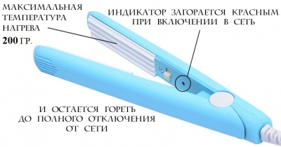 Мини-гофре для волос (цветное) в ассортименте