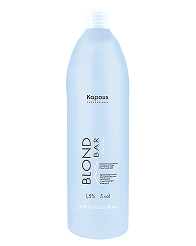 Кремообразная окислитель с экстрактом Жемчуга серии “Blond Bar” 12%