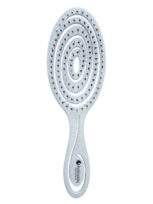 Щетки Hairway ECO Wheat (8 рядов/20см/овальные), в ассортименте Голубая