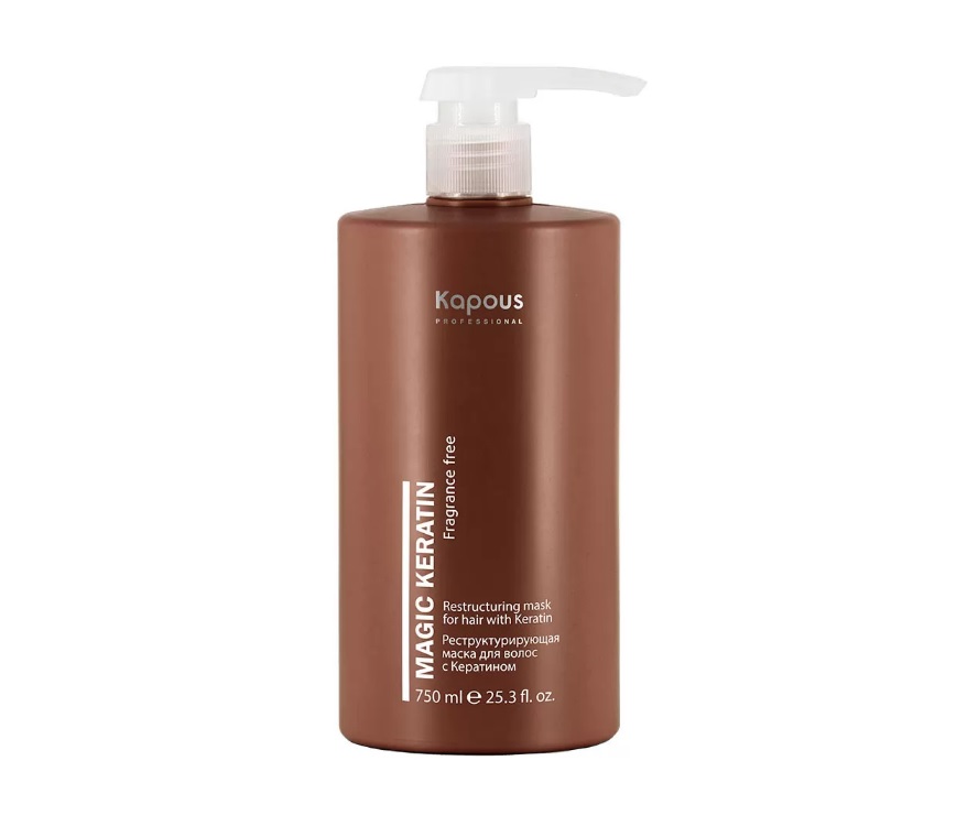 Реструктурирующая Маска с кератином "Magic Keratin" Kapous Professional