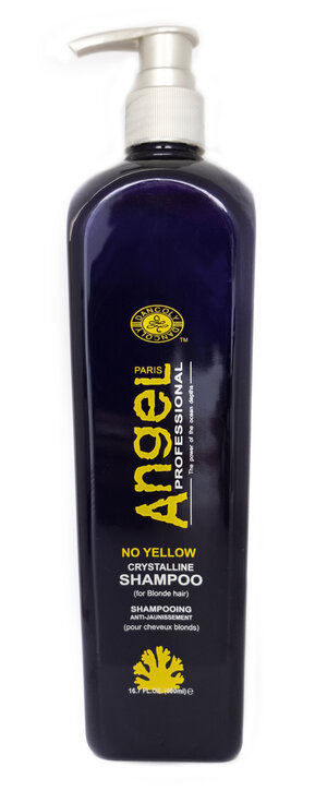 Шампунь для нейтрализации желтизны Angel Professional Crystalline