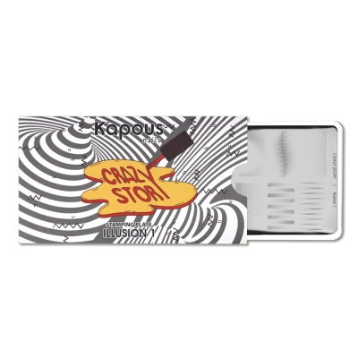 Пластина для стемпинга «Crazy story» Illusion 1, Kapous Nails